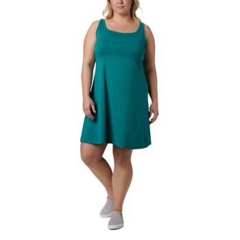 Columbia Ženske Haljine - PFG Freezer III Plus Size Svijetlo Zelene | YBJW-60528